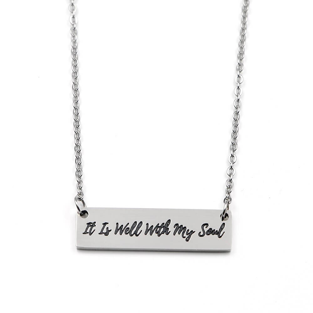 "It Is Well With My Soul" Necklace